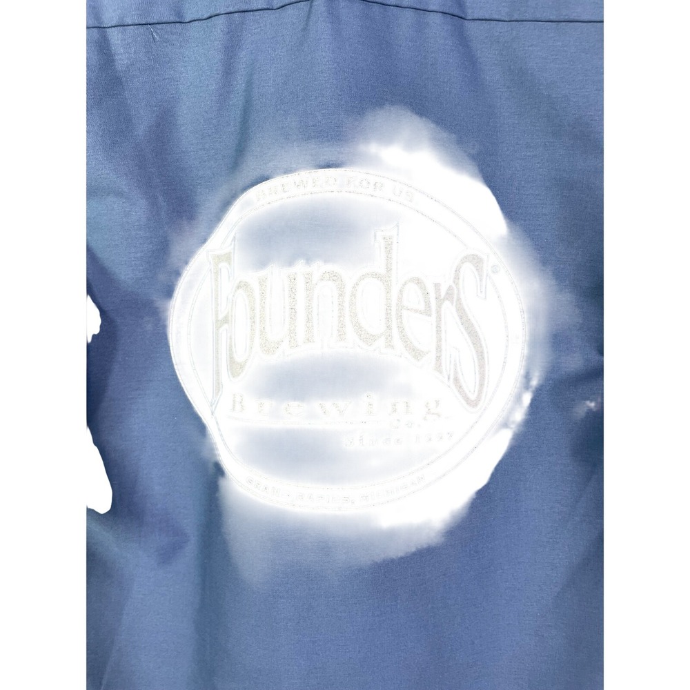 Red Kap‎ Founders Brewing Mechanic Work Shirt Button Up Men's S Short Sleeve - Picture 3 of 12
